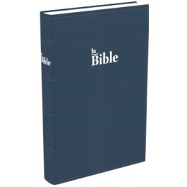 Bible Darby grand format, souple bleu